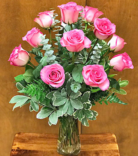 Enchanting Pink Roses – Ballard Blossom Inc, Seattle WA