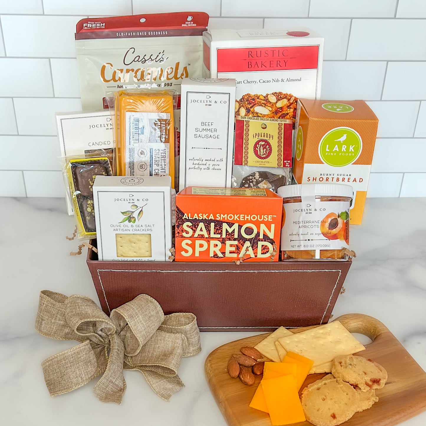 Classic Gourmet Gift Basket – Ballard Blossom Inc, Seattle WA