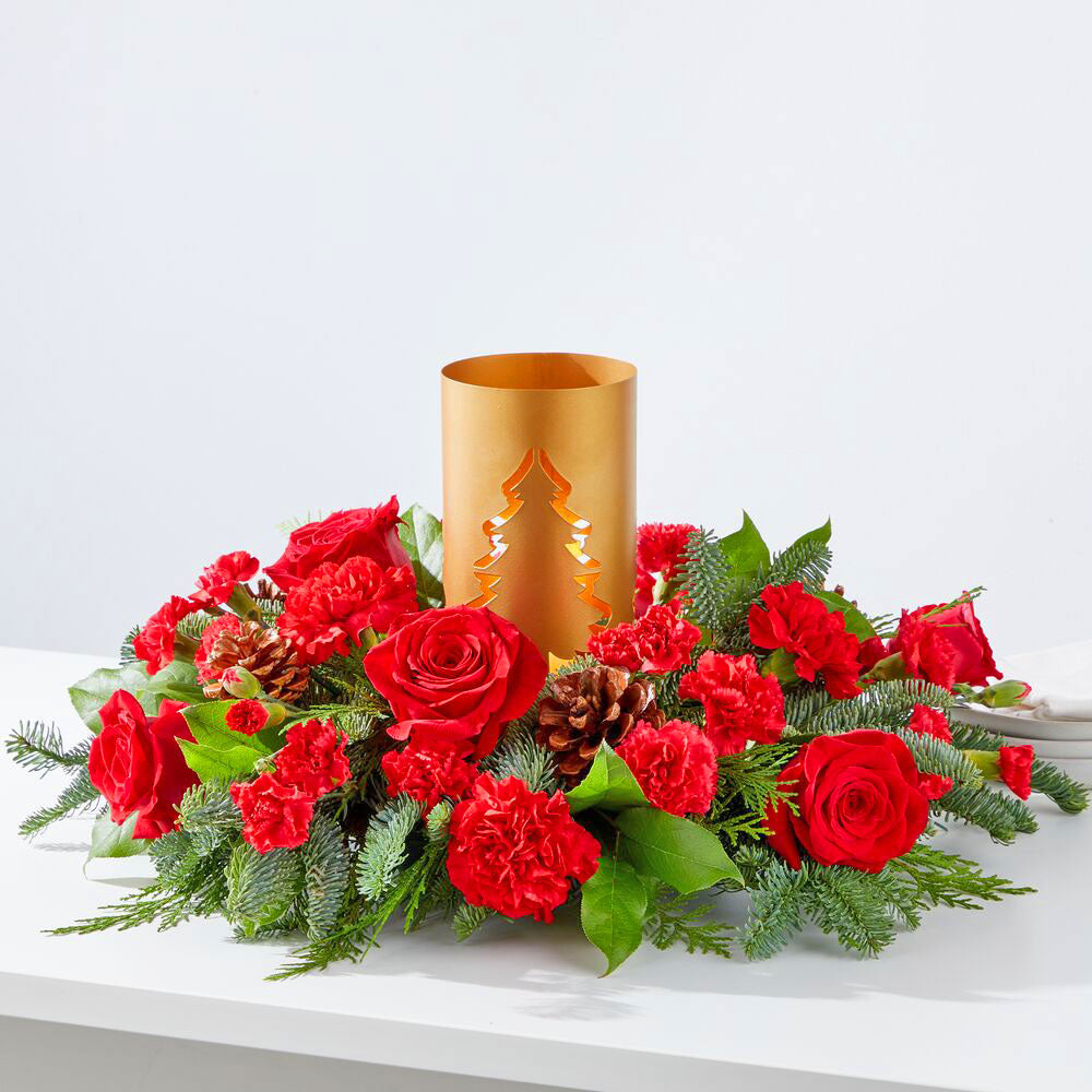 Centro de mesa navideño de Seattle