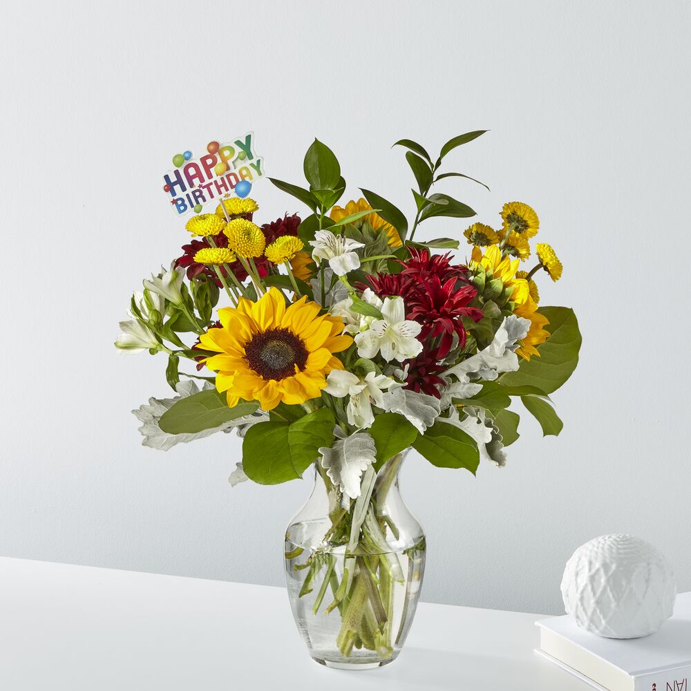 Birthday Flower Vase