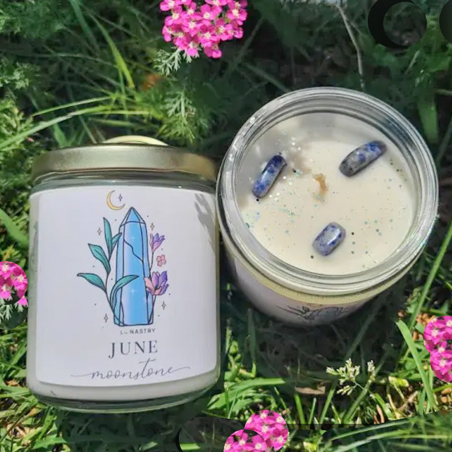 June Birthstone Candle