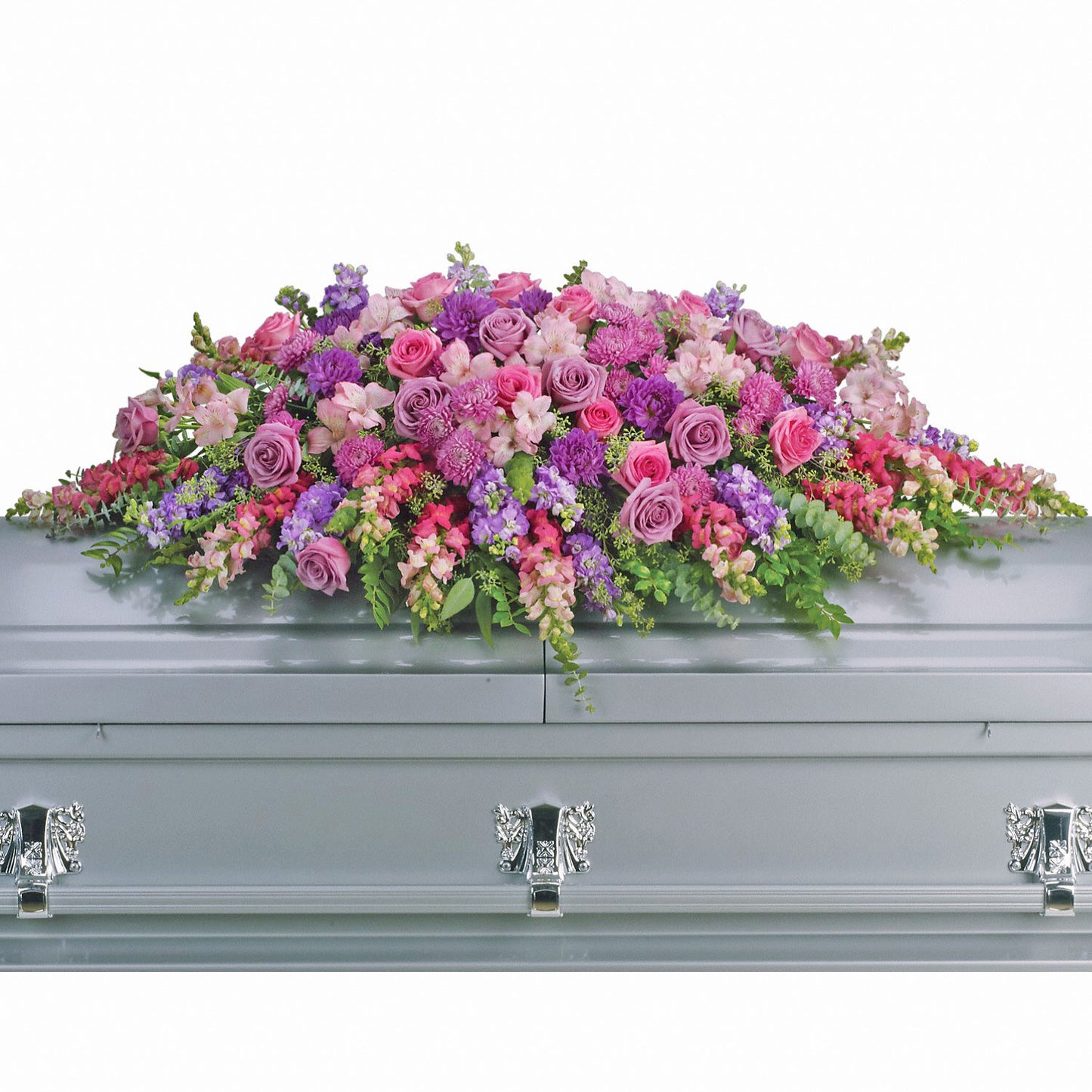 Lavender Tribute Casket Spray – Ballard Blossom Inc, Seattle WA