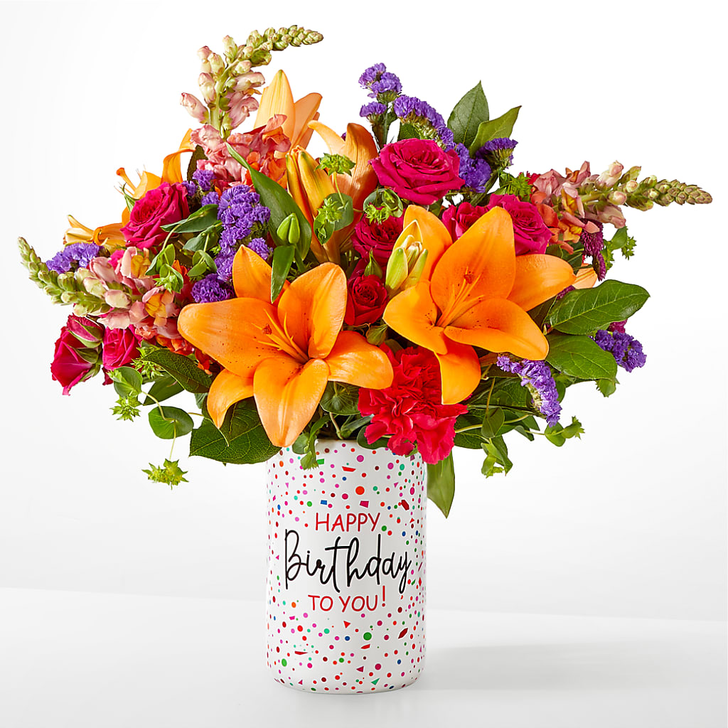 Birthday Palooza Bouquet – Ballard Blossom Inc, Seattle WA