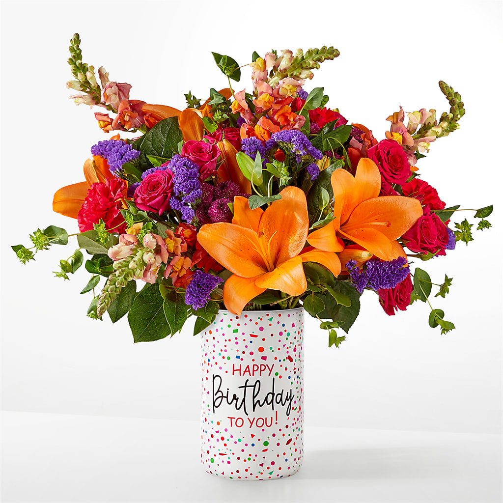 Birthday Palooza Bouquet – Ballard Blossom Inc, Seattle WA