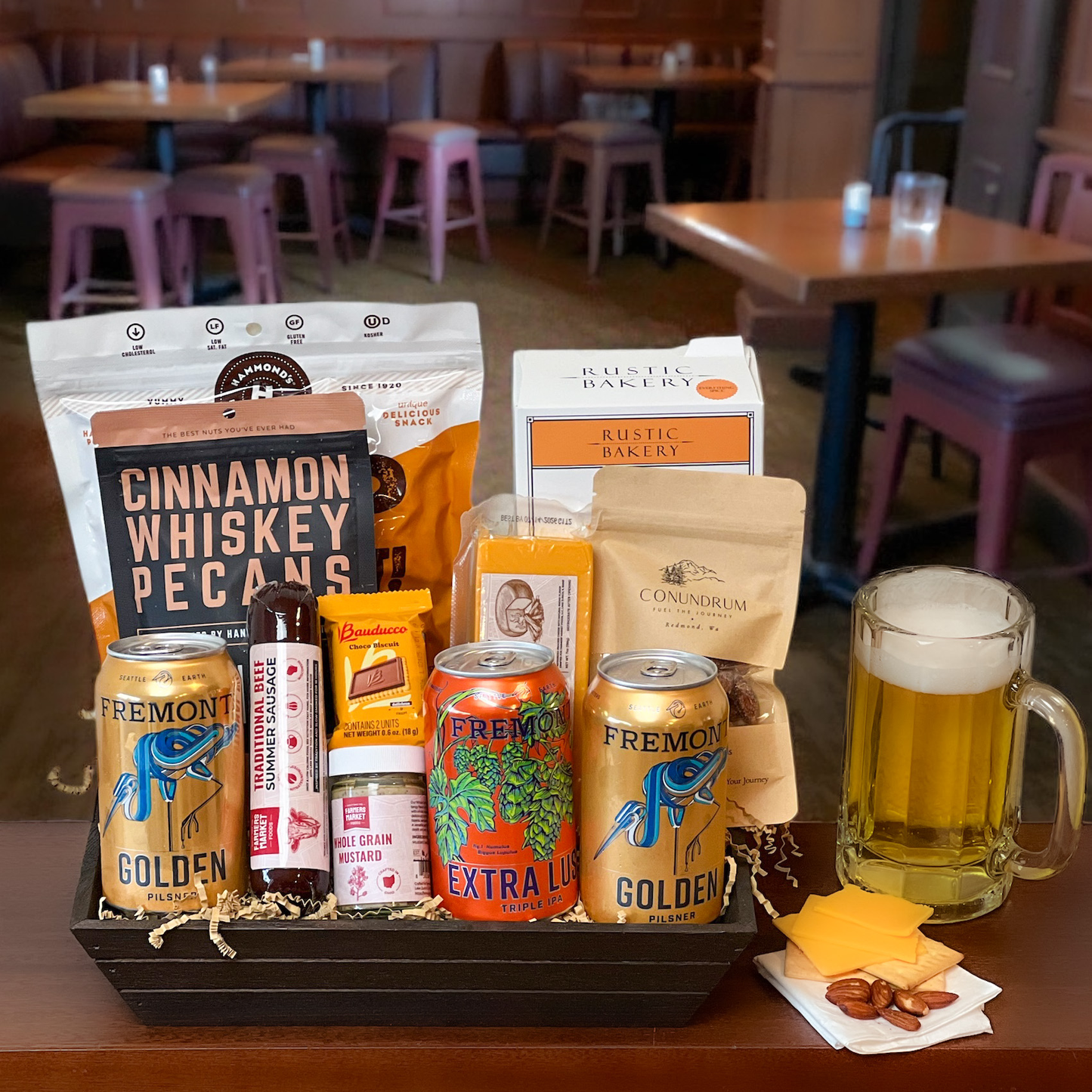 Beer Lover's Snack Basket – Ballard Blossom Inc, Seattle WA