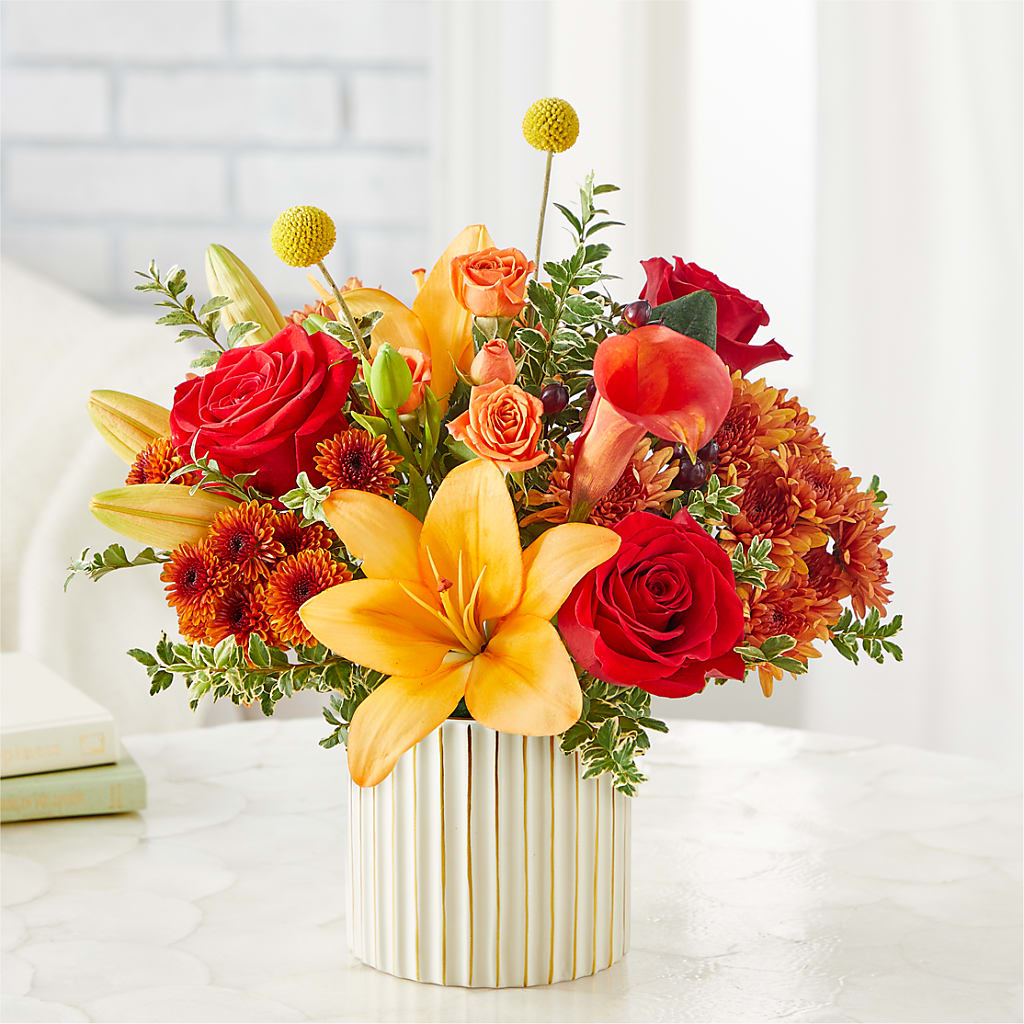 Scarlet Skies Bouquet – Ballard Blossom Inc, Seattle WA