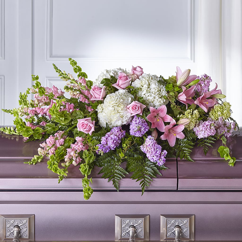 Life's Gratitude Casket Spray – Ballard Blossom Inc, Seattle WA