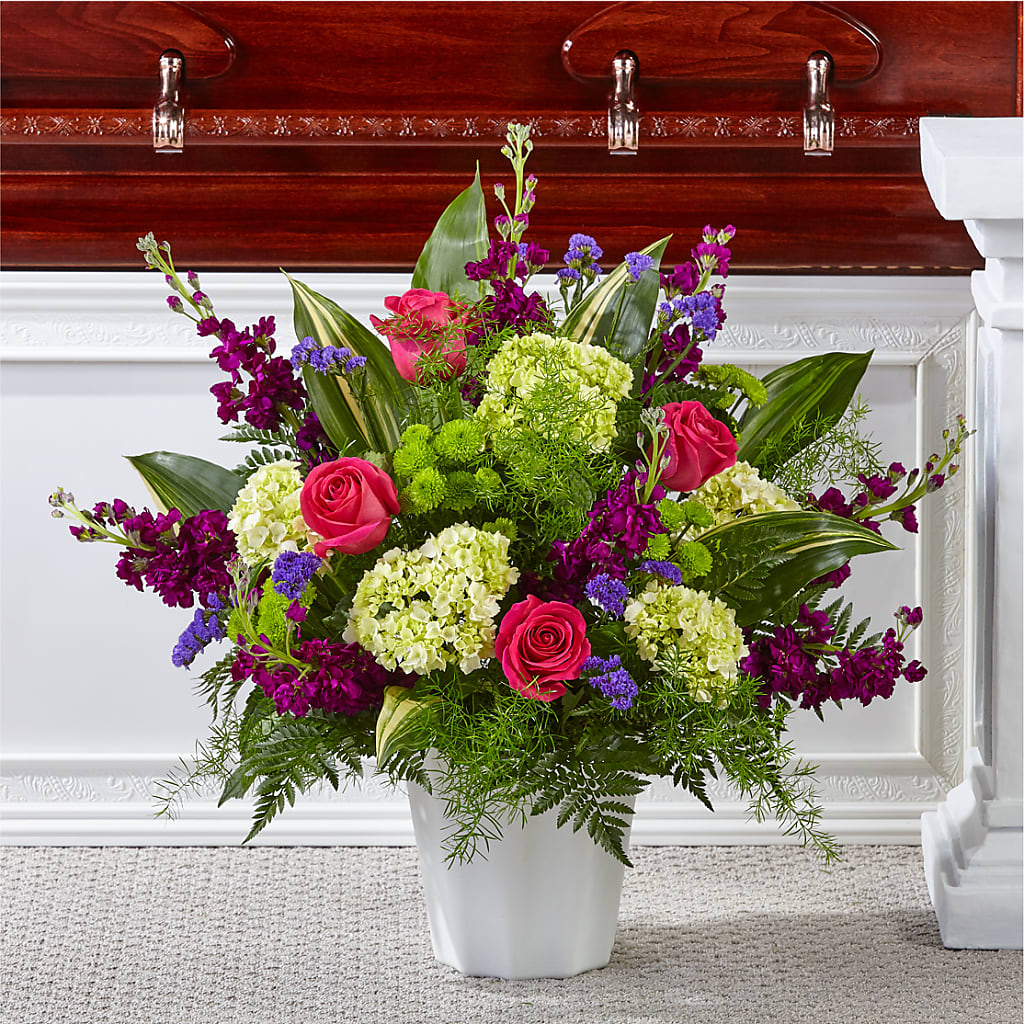 Beautiful Horizons Floor Basket ā Ballard Blossom Inc, Seattle WA