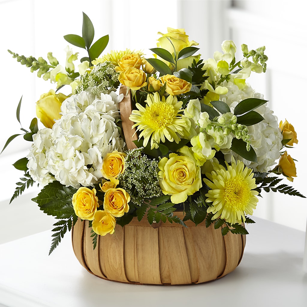 Rustic Remembrance Basket – Ballard Blossom Inc, Seattle WA