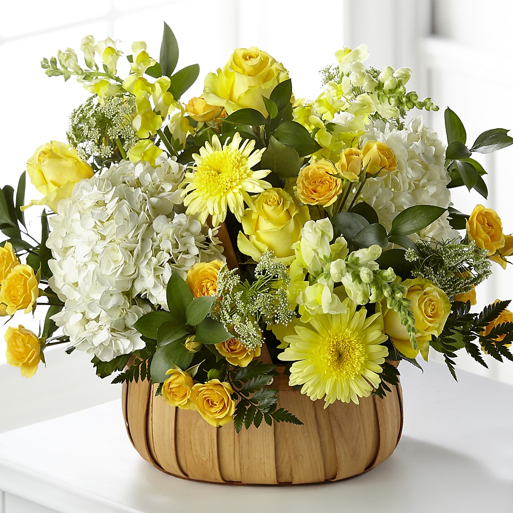 Rustic Remembrance Basket – Ballard Blossom Inc, Seattle WA