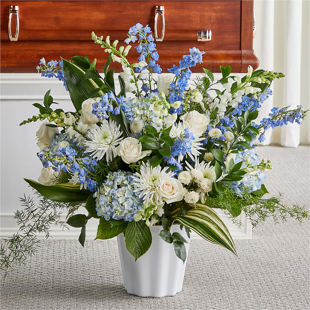 Everlasting Memories Floor Basket – Ballard Blossom Inc, Seattle WA