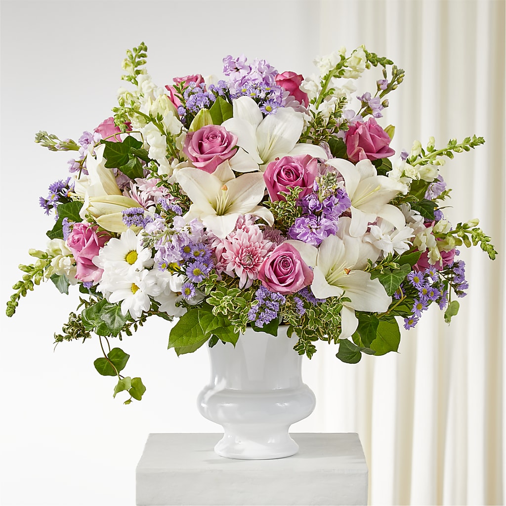 Remarkable Life Urn Arrangement – Ballard Blossom Inc, Seattle WA
