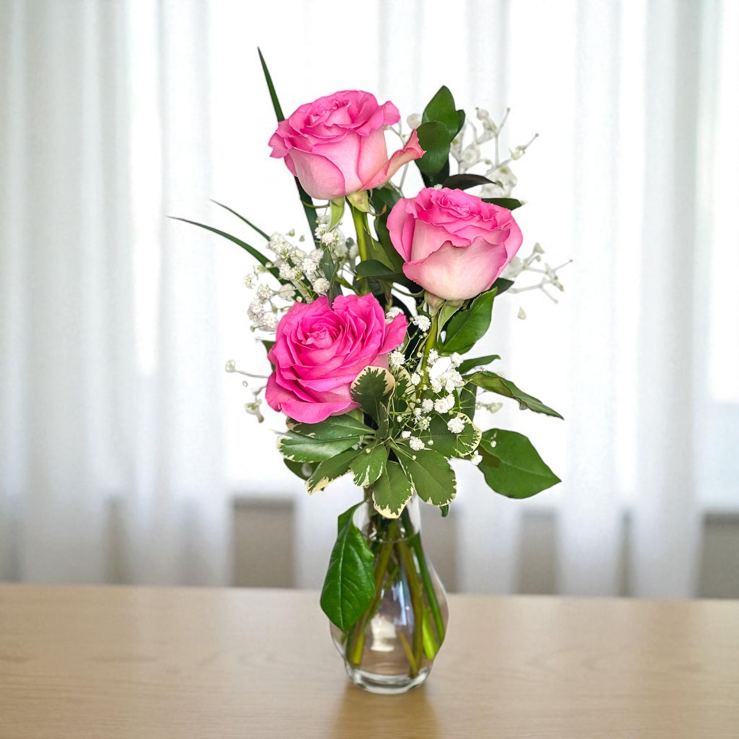 Loves Embrace Rose Bud Vase 3 Color Choices