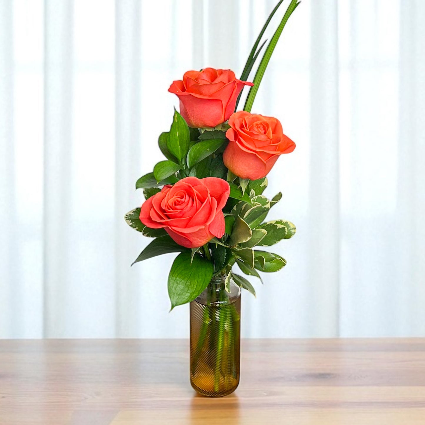 Loves Embrace Rose Bud Vase 3 Color Choices