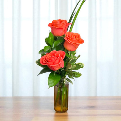 Loves Embrace Rose Bud Vase 3 Color Choices