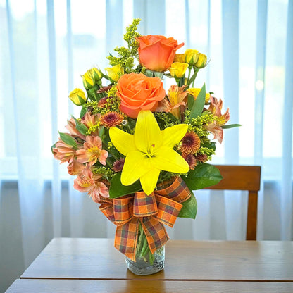Autumn Breeze Bud Vase –  Ballard Blossom Inc, Seattle WA