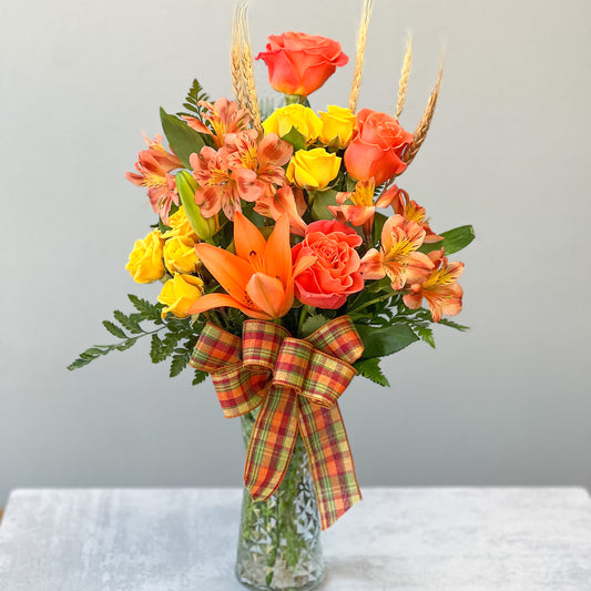 Autumn Breeze Bud Vase