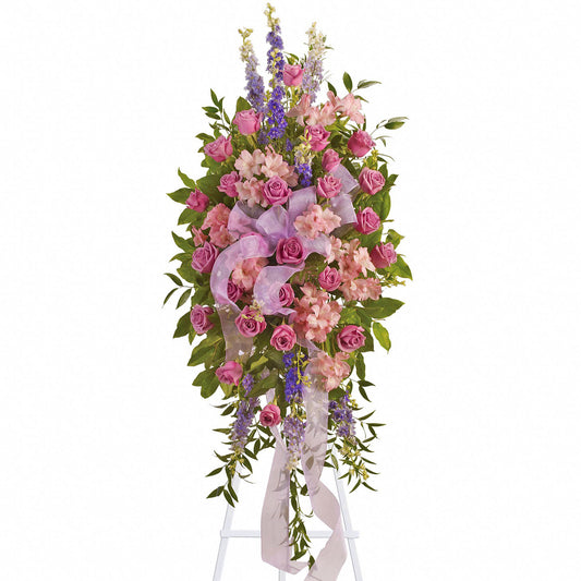 Pink and Lavender Standing Spray