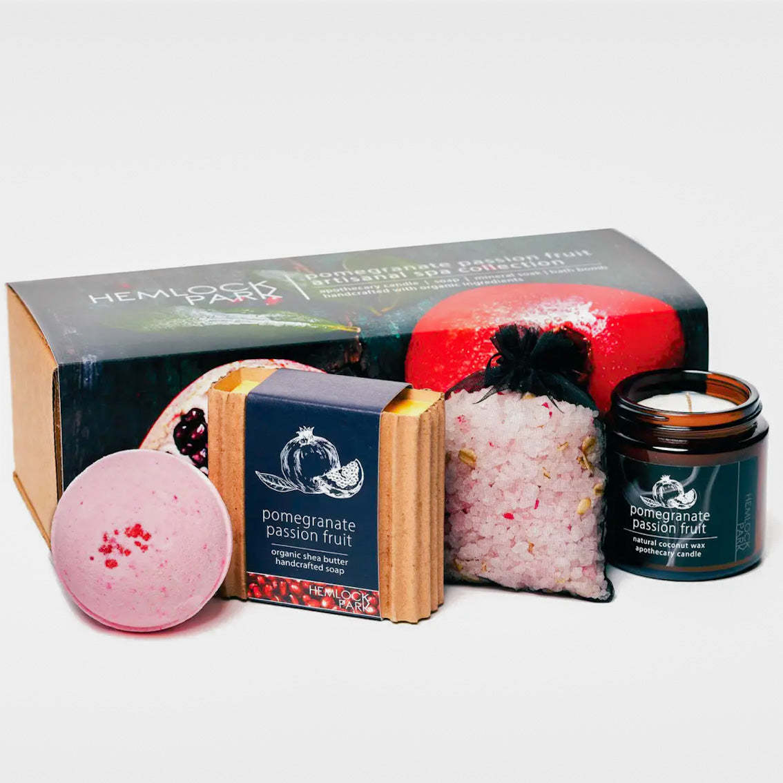 Coffret Cadeau Spa Artisanal Grenade Fruit de la Passion