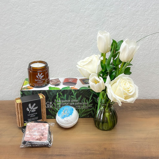 Artisanal Spa Gift Box Bergamot Cedar