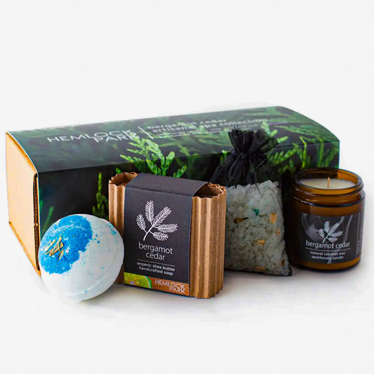 Artisanal Spa Gift Box Bergamot Cedar