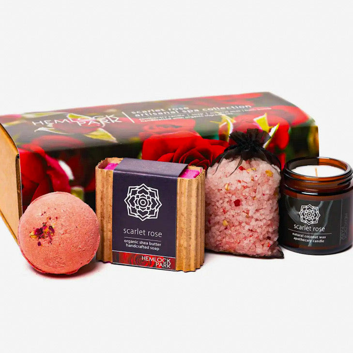 Artisanal Spa Gift Box Scarlet Rose