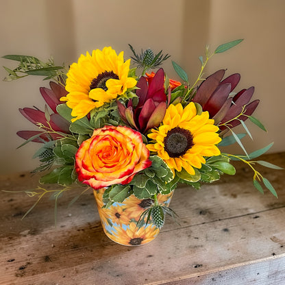 Sunny Seattle Sunflowers –  Ballard Blossom Inc, Seattle WA