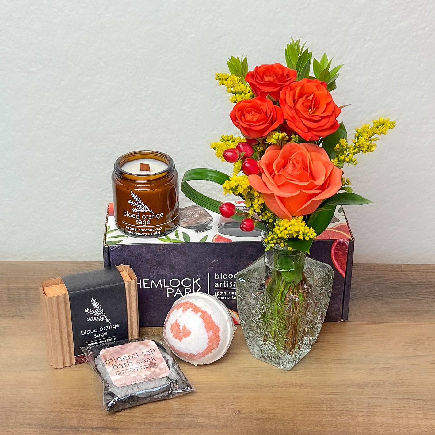 Artisanal Spa Set Blood Orange Sage