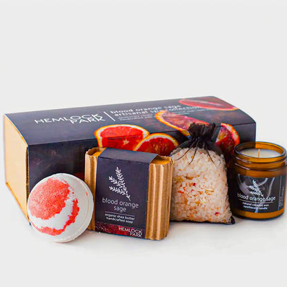 Artisanal Spa Set Blood Orange Sage