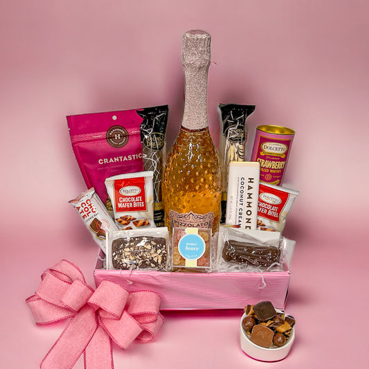 Gourmet Sweets with Sparkling Rosé