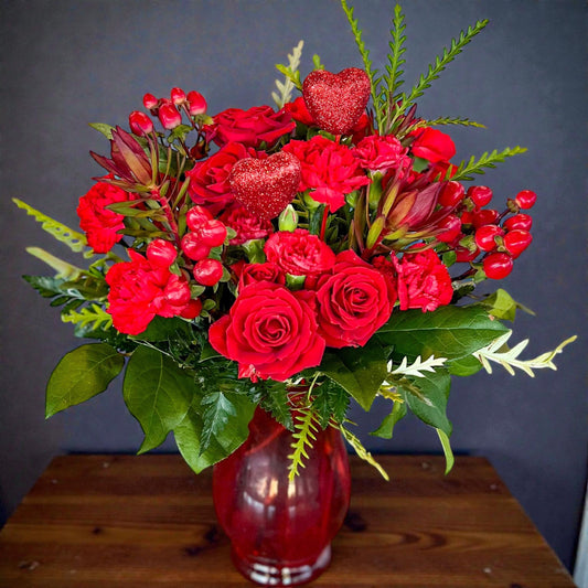 Ballard Blossom's Red Hot Bouquet