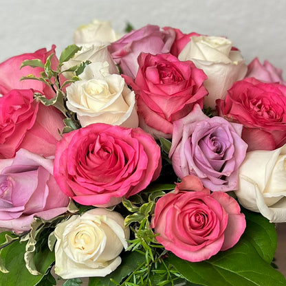 Cotton Candy Rose Bouquet