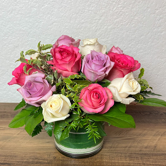 Cotton Candy Rose Bouquet