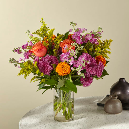 Marigold Magic Garden Bouquet –  Ballard Blossom Inc, Seattle WA