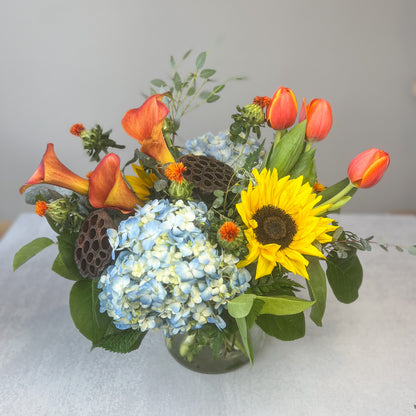 Autumn Waves  –  Ballard Blossom Inc, Seattle WA