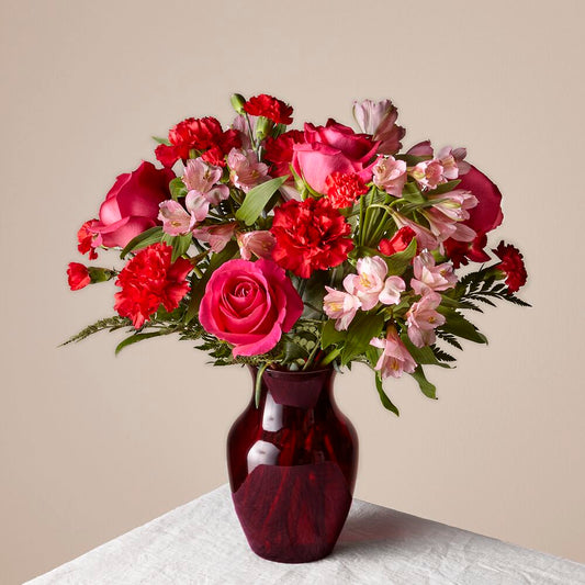 Pink and Red Valentine Arragement