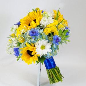 Country Summer Bridal Bouquet –  Ballard Blossom Inc, Seattle WA