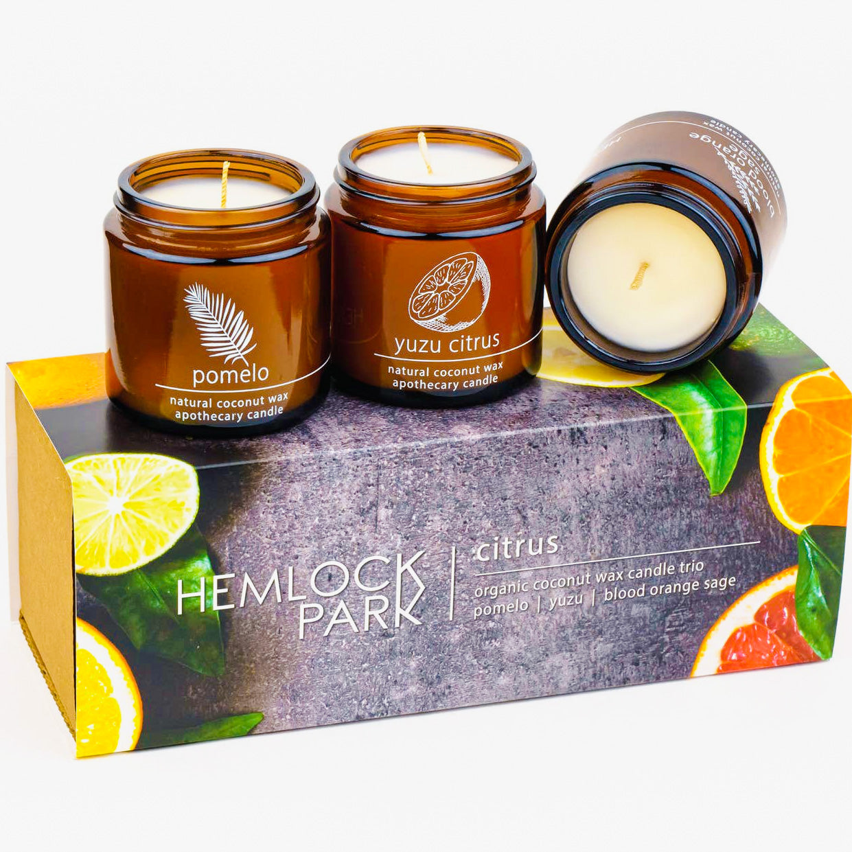 Citrus Candle Trio