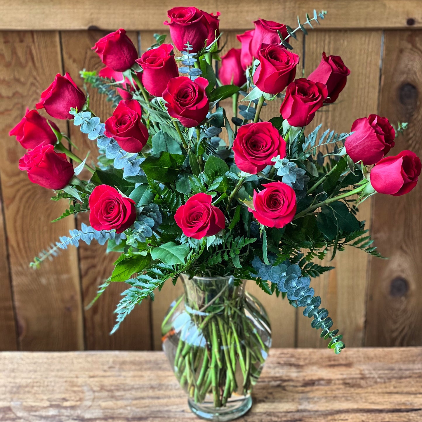 Classic Long Stem Red Roses