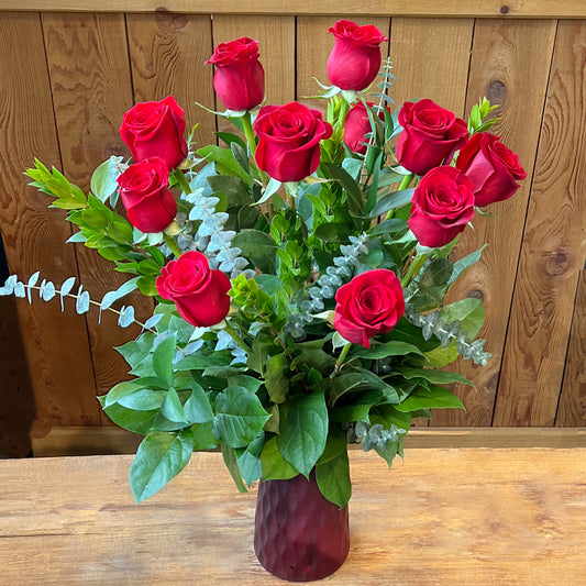 Classic Long Stem Red Roses