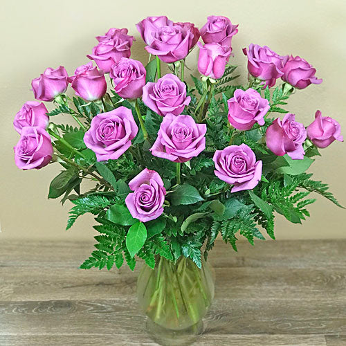 Long Stem Lavender Roses –  Ballard Blossom Inc, Seattle WA