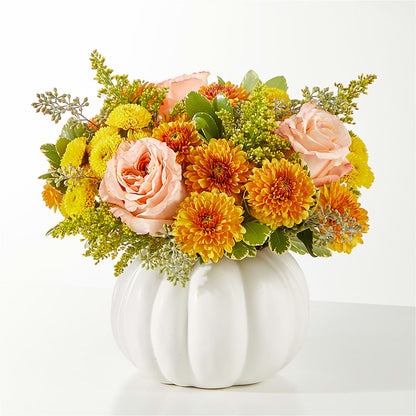 Ballard's Peachy Pumpkin Bouquet –  Ballard Blossom Inc, Seattle WA