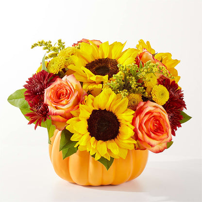 Golden Gourd Pumpkin Bouquet –  Ballard Blossom Inc, Seattle WA