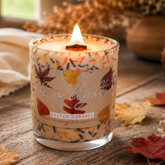 Salted Caramel Fall Candle  –  Ballard Blossom Inc, Seattle WA