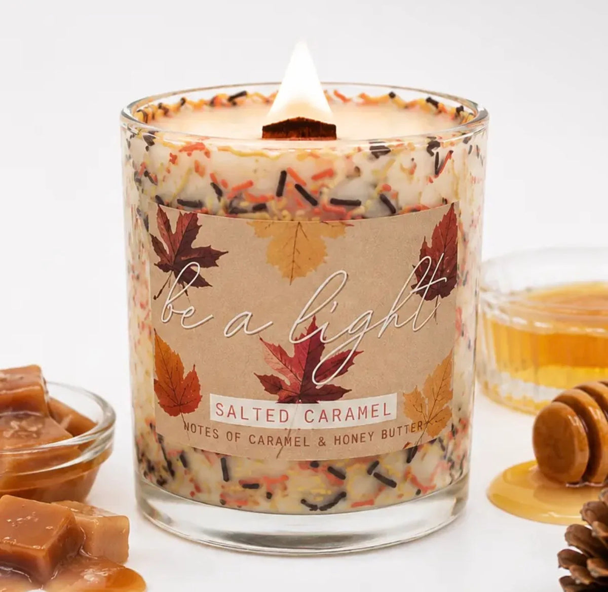 Salted Caramel Fall Candle  –  Ballard Blossom Inc, Seattle WA