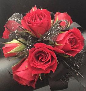 Ravishing Red Wrist Corsage