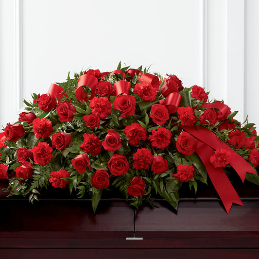 Tribute of Life Casket Spray –  Ballard Blossom Inc, Seattle WA