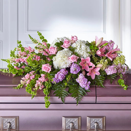 Life's Gratitude Casket Spray –  Ballard Blossom Inc, Seattle WA