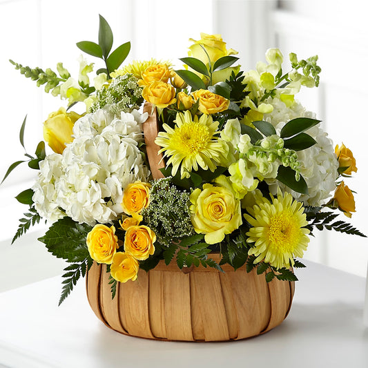 Rustic Remembrance Basket –  Ballard Blossom Inc, Seattle WA