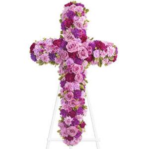 Deepest Faith Standing Cross –  Ballard Blossom Inc, Seattle WA